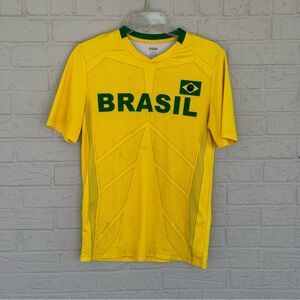Yellow "Pele" Soccer Shirt Size Small